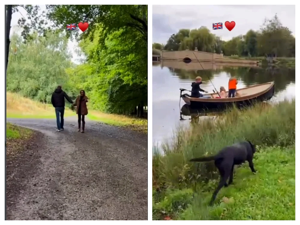 Harry și Meghan în UK printscreen