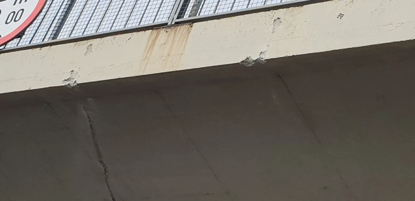 Accidentul a avut loc pe A2, în dreptul localităţii Dragoş Vodă FOTO DRDP Constanţa