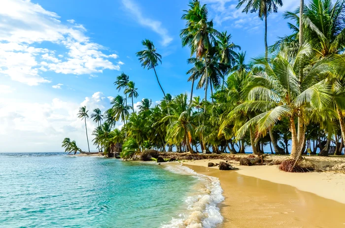 Insula San Blas Panama în Marea Caraibelor Shutterstock