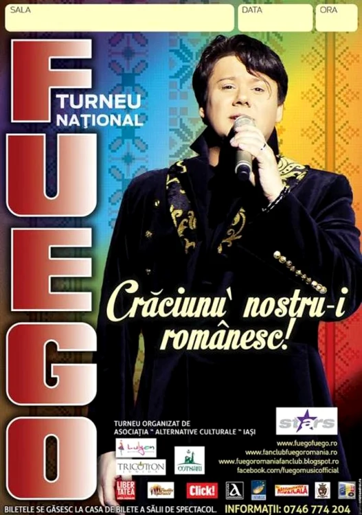 Paul Surugiu alias Fuego ne va incinta iar de sarbatori cu melodiile sale
