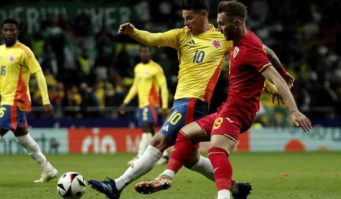 Columbia s-a impus în fața României, într-un meci amical (FOTO: EPA)