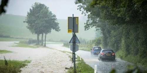 Inundaţii masive în vestul Germaniei. FOTO EPA-EFE