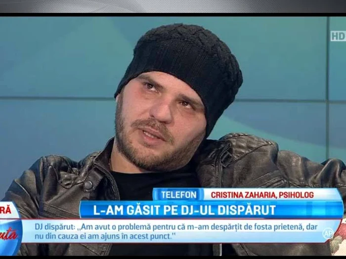 Alex Dumitrache, în platoul emisiunii ”La Măruță”