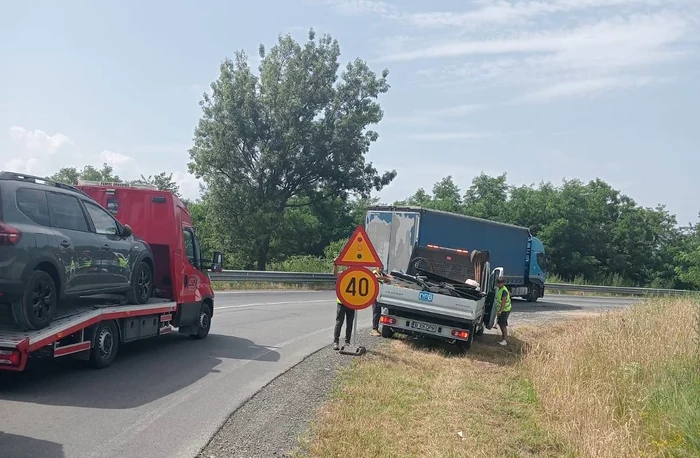 Încep lucrările pe DN 68A. Foto: DRDP Timișoara