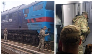 Alertă cu bombă la trenul București–Kiev FOTO Facebook / Poliția R. Moldova