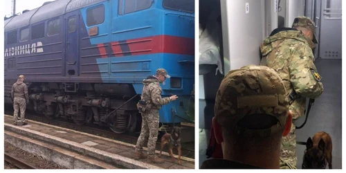Alertă cu bombă la trenul București–Kiev FOTO Facebook / Poliția R. Moldova
