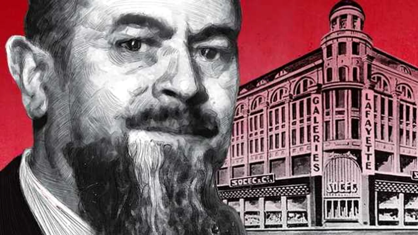 Iancu Şaraga a adus Galeriile Lafayette în România; Ilustraţie: Florian Marina