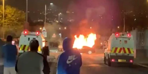 Incident Londonderry FOTO Twitter
