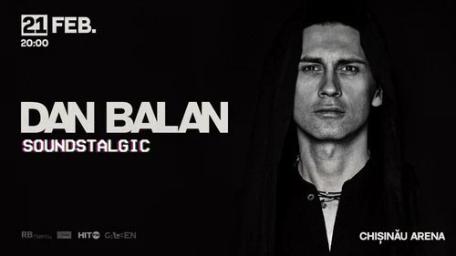 Dan Bălan pregătește “Soundstalgic” la Chișinău Arena, pe 21 februarie