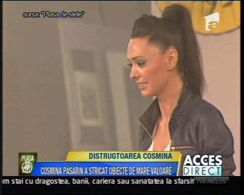 Cosmina Păsărin, captură Video Antena 1