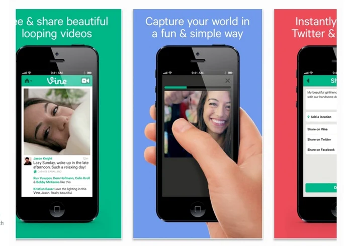Videoclipuri în sub 6 secunde pe Twitter prin intermediul Vine. FOTO Captură/Adevărul