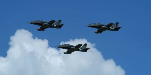  avioane militare de tip IAR-99 Soim FOTO Mediafax 