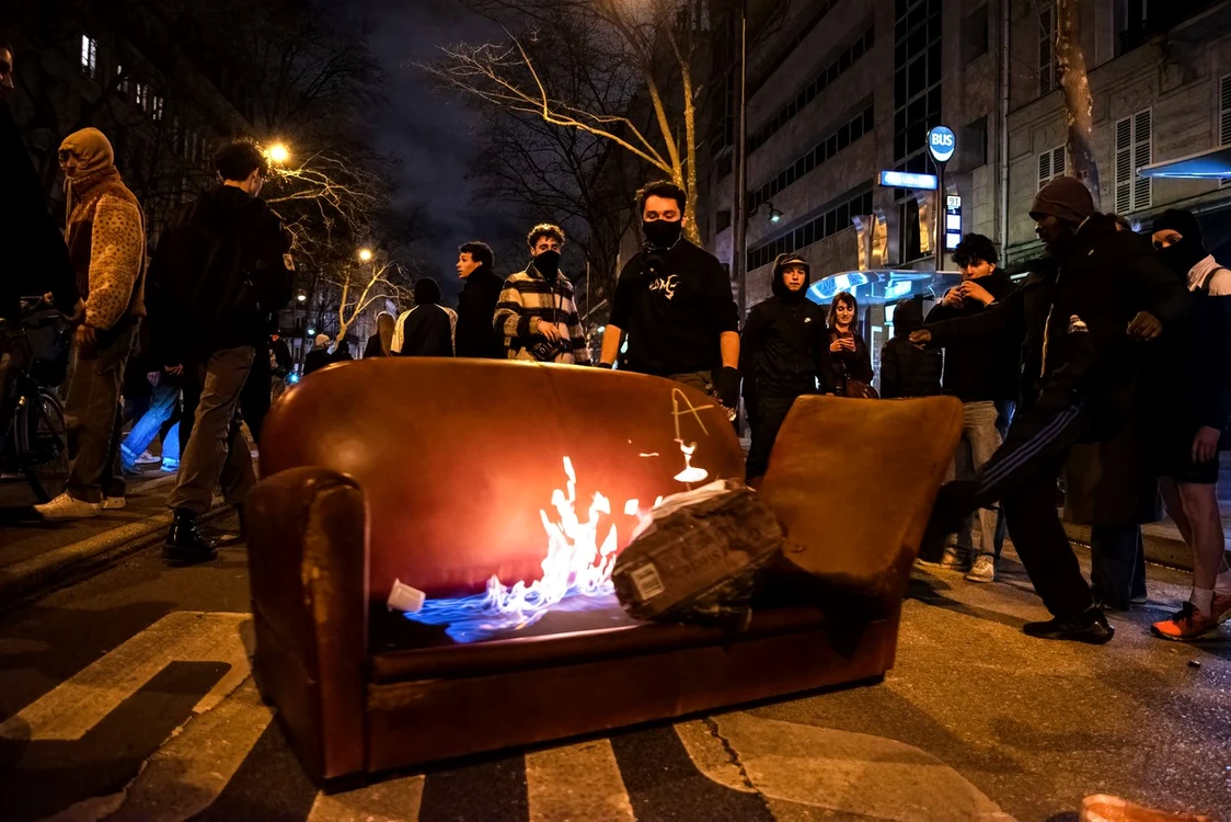 Proteste în Franța privind creșterea vârstei de pensionare FOTO Profimedia 