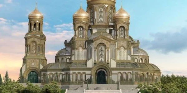 Proiect de catedrala pentru armata rusa FOTO Captura mil.ru