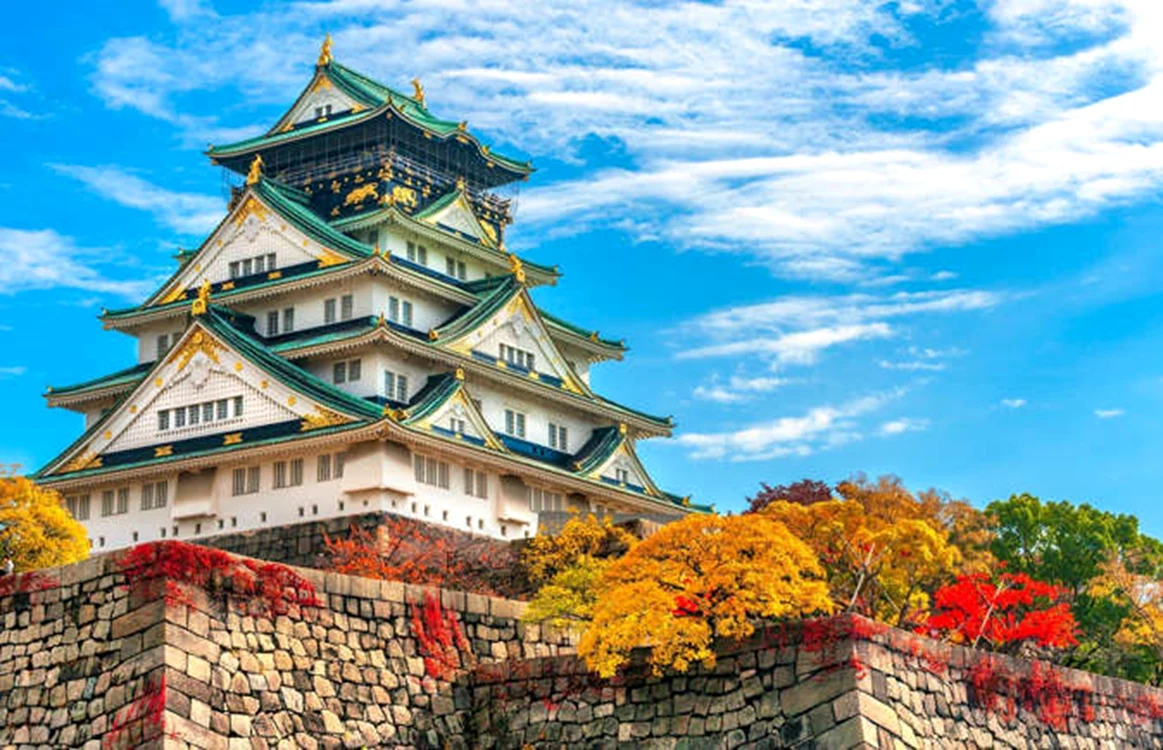 Castelul Osaka din Japonia
