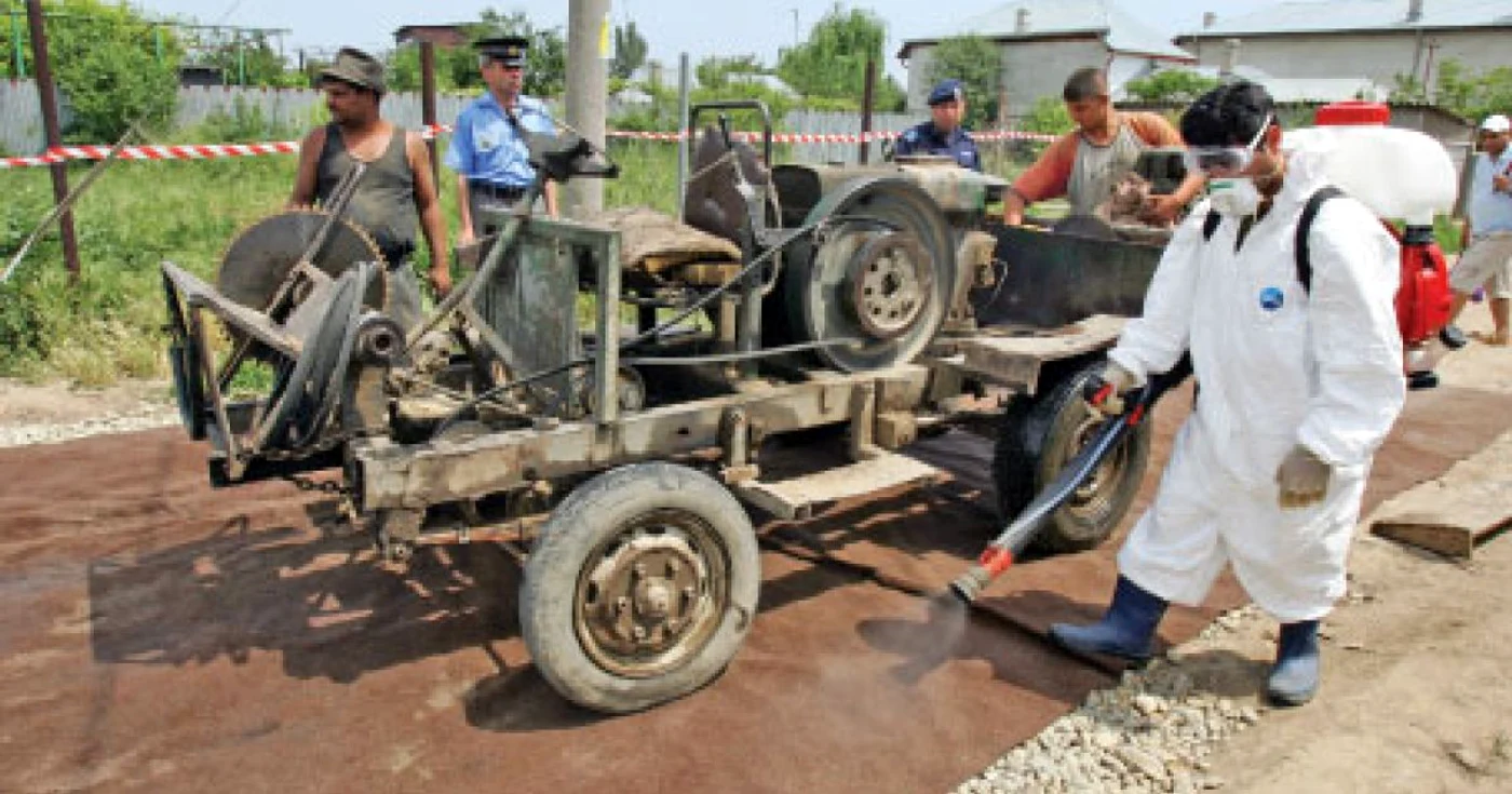 Pentru lucrările de dezinfecţie, firma ieşeană Lumi SRL  a primit, în 2005 şi în 2006, şase milioane de euro 