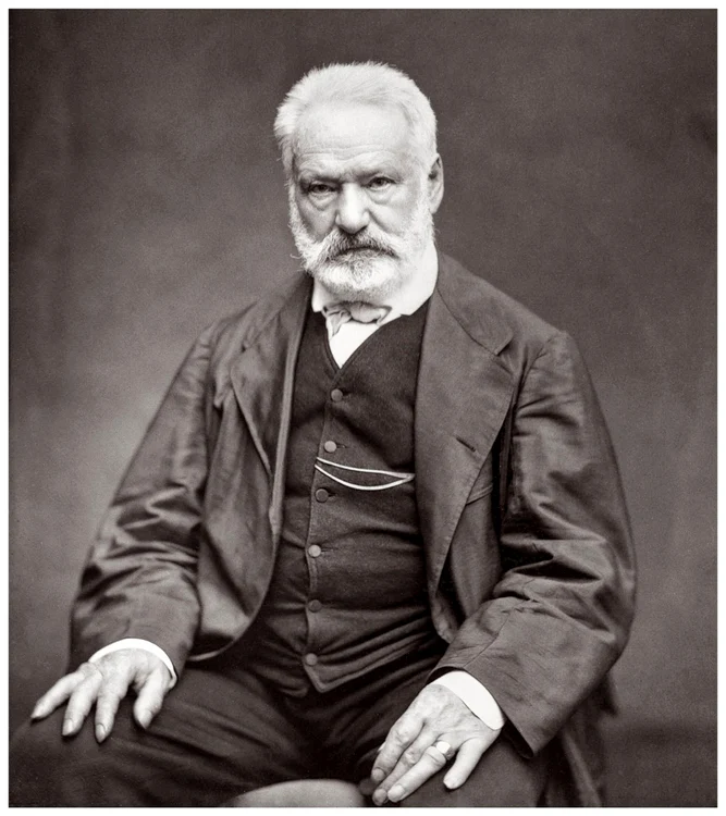 Victor Hugo, fotografie portret de tip Woodbury de Cliché Bertall
