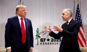 Trump și Mark Carney FOto Captură Video jpg