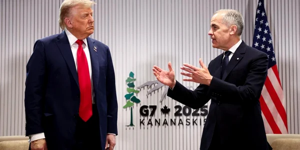 Trump și Mark Carney FOto Captură Video jpg