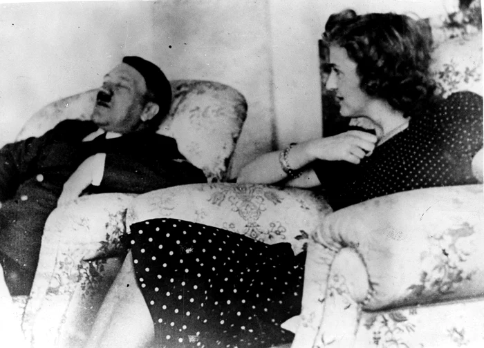 Adolf Hitler şi Eva Braun. FOTO arhivă