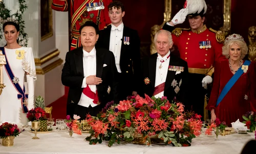 Kate Middleton, Camilla, Charles, la dineul de stat, Foto Getty (8) jpg