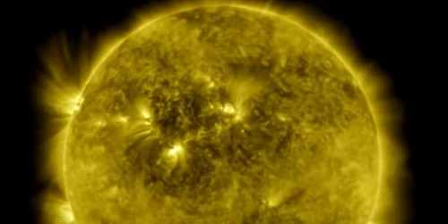 Activitatea solara surprinsa de satelitul SDO Captura YouTube/ NASA