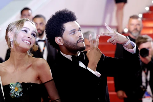 Lily Rose Depp și The Weeknd, Foto Getty