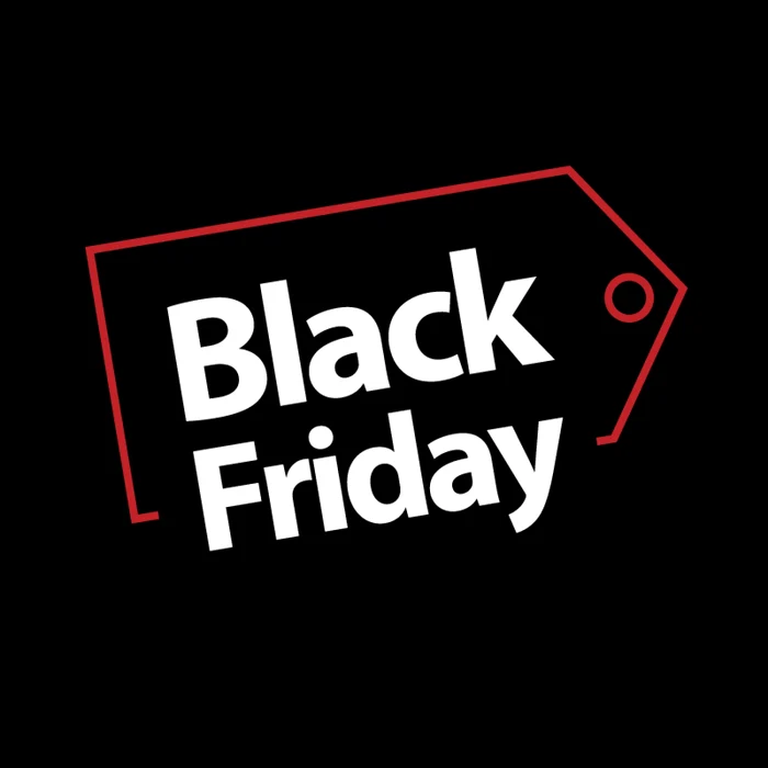 Panou pe care scrie Black Friday