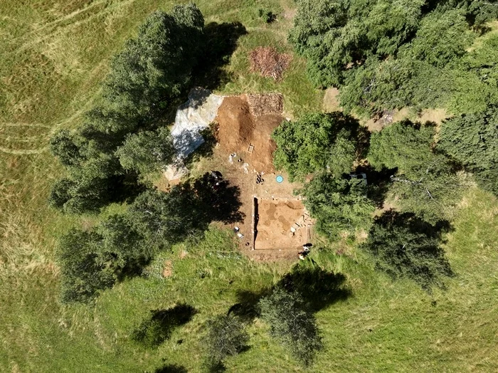Imagine aeriană a sitului FOTO Muzeul Unirii