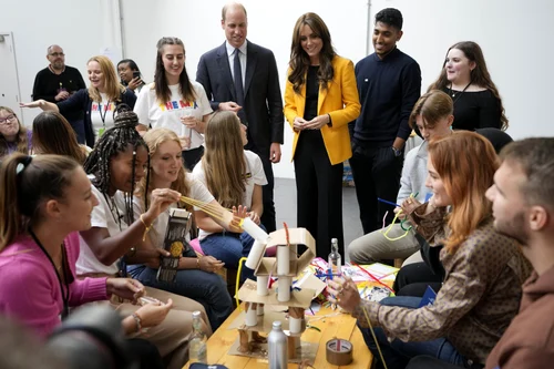 Kate Middleton și Prințul William au apărut în Birmingham