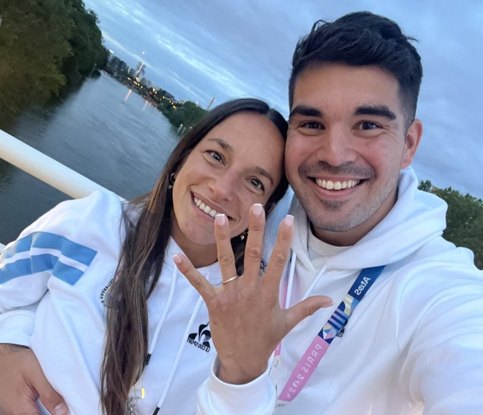  Moment emoționant la Jocurile Olimpice. Un handbalist argentinian ş-a cerut în căsătorie iubita, tot sportivă  VIDEO