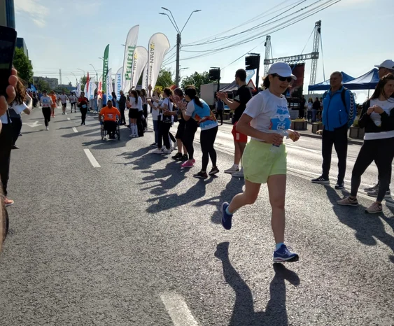 Corina Grigore aleargă pentru cauza STOP ABANDON FOTO: Arhivă personală