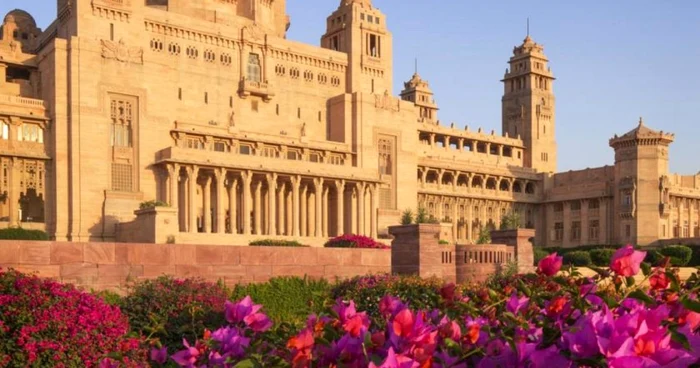 Umaid Bhawan Palace Jodhpur, India, cel mai bine cotat hotel din lume, potrivit tripadvisor.com. FOTO booking.com