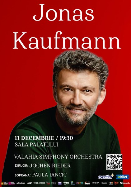 Jonas Kaufmann, legenda operei mondiale, în premieră la Sala Palatului- un dar de neuitat pentru luna decembrie