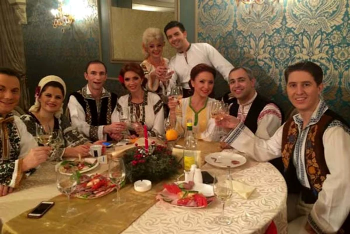 Cristina Spătar a cântat muzică populară