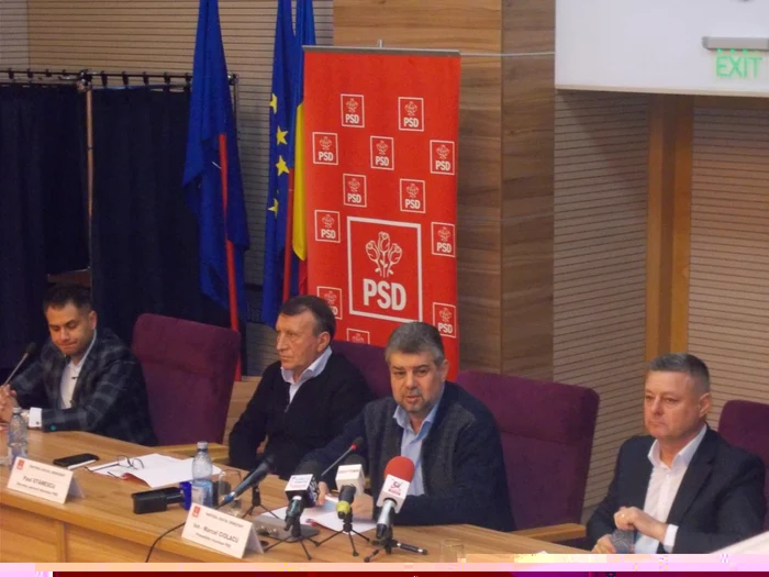 Marcel Ciolacu, preşedintele interimar al PSD, la Călăraşi FOTO I.S.