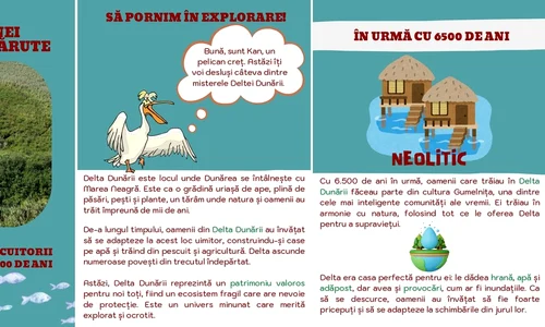 Traseu tematic interactiv pentru expoziția „Pe pământ și pe apă: locuitorii Deltei Dunării acum 6500 de ani”