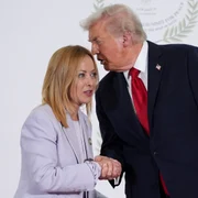 Giorgia Meloni și Donald Trump FOTO AFP 