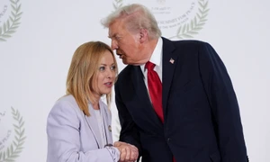 Giorgia Meloni și Donald Trump FOTO AFP