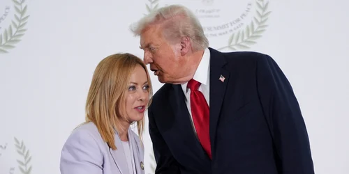Giorgia Meloni și Donald Trump FOTO AFP
