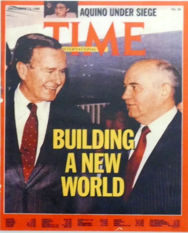 Mihail Gorbaciov si George Bush FOTO Profimedia