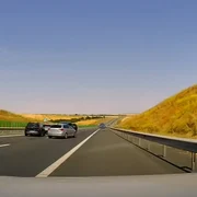 Momentul accidentului de pe Autostrada A2 Foto Ziua de Constanța jpg