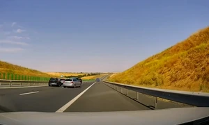 Momentul accidentului de pe Autostrada A2 Foto Ziua de Constanța jpg