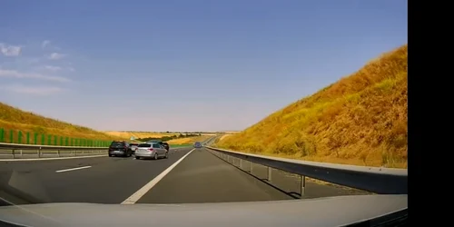 Momentul accidentului de pe Autostrada A2 Foto Ziua de Constanța jpg