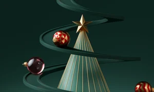 Christmas tree landscape png