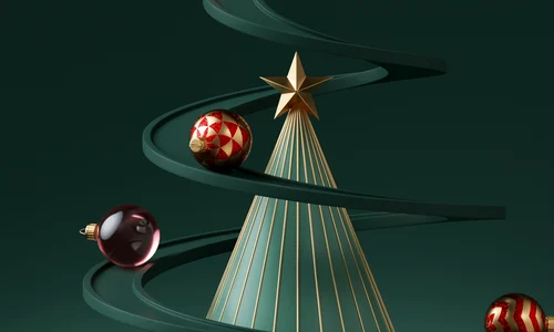 Christmas tree landscape png