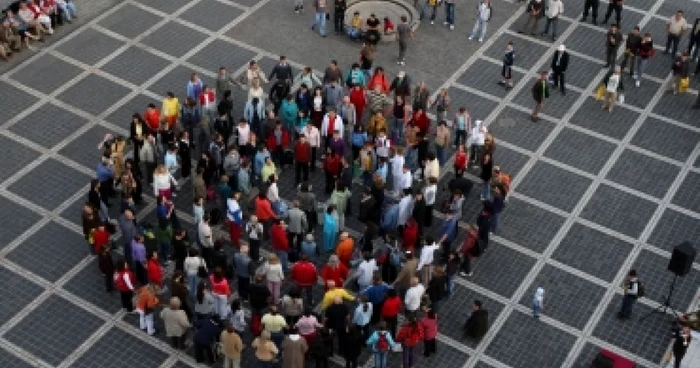 Braşov: Spirală MISA în Piaţa Sfatului