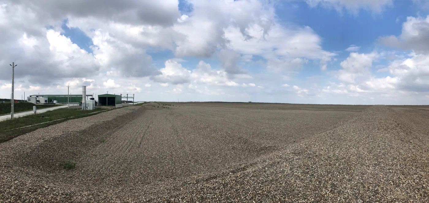 Nou depozit de deșeuri menajere se întinde pe o suprafață de 15 hectare FOTO CJ Galați