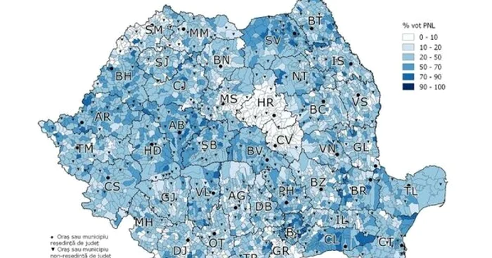 Harta PNL la CJ Sursa Infopolitic