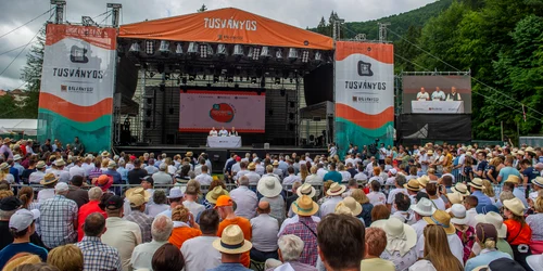 Viktor Orban Nemeth Zsolt Laszlo Tokes la Universitatea de Vară Tusvanyos la Baile Tusnad in Harghita  22 iulie 2023 FOTO Inquam Photos Laszlo Beliczay (4) jpg